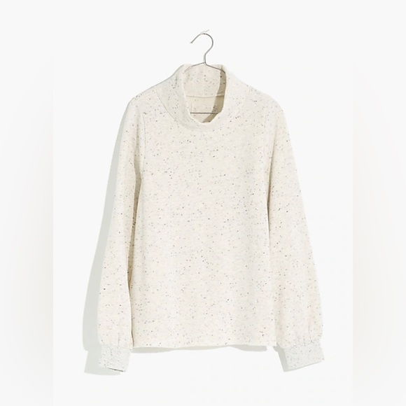 Madewell MWL Betterterry Relaxed Turtleneck Sweatshirt NWOT XXS - Picture 4 of 9